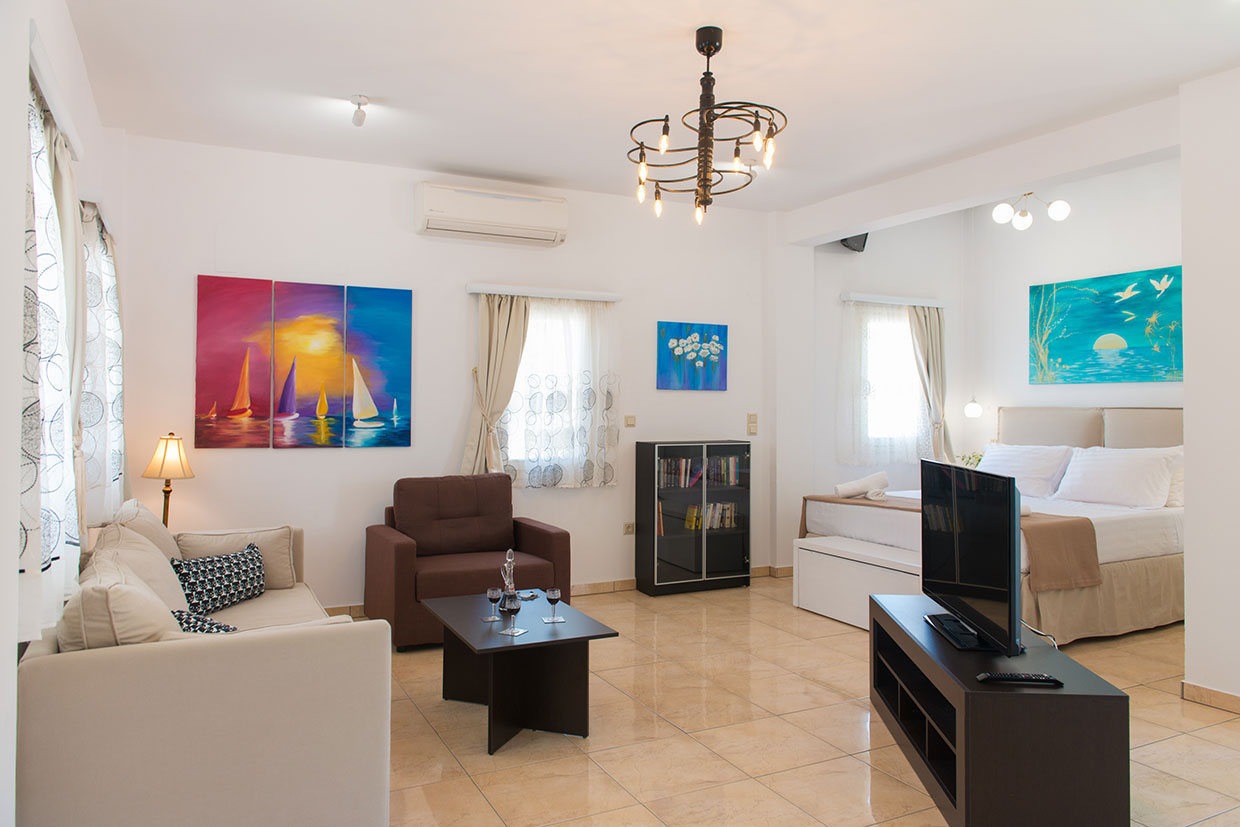 Le salon de la suite