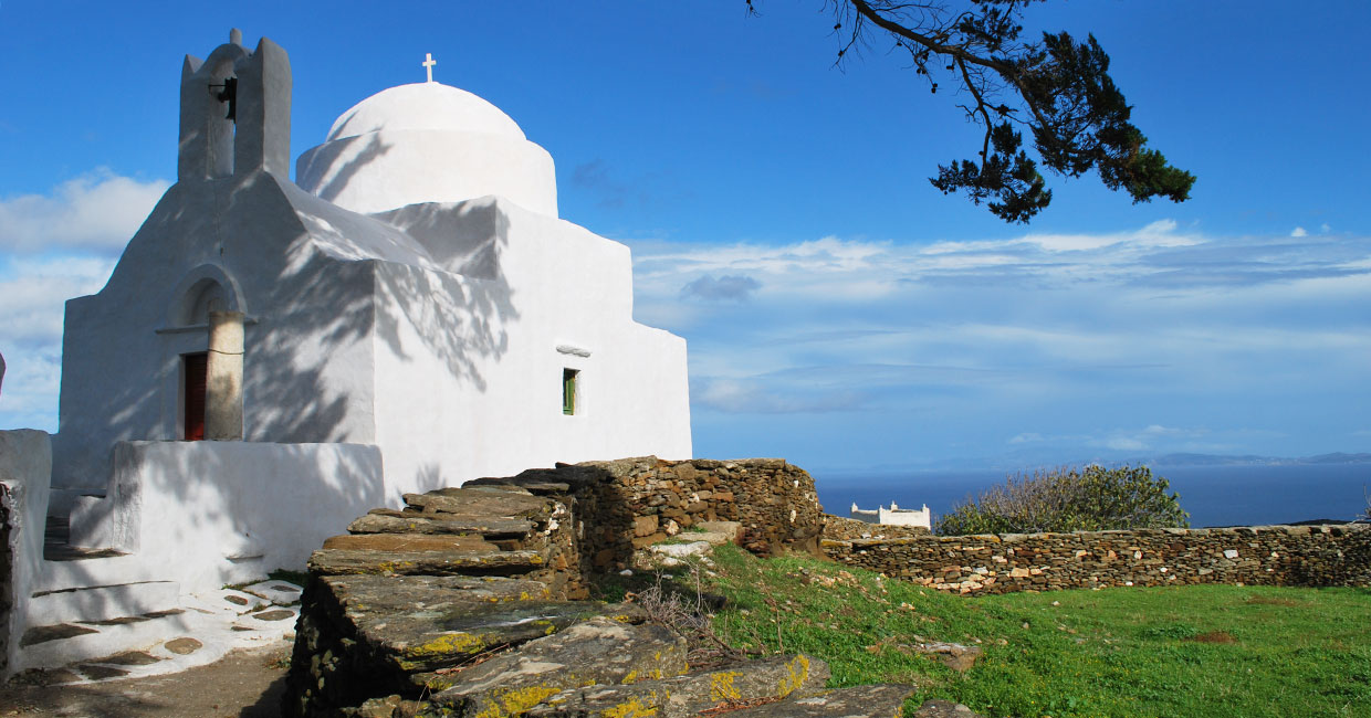 Chapelle pittoresque à Exabela à Sifnos