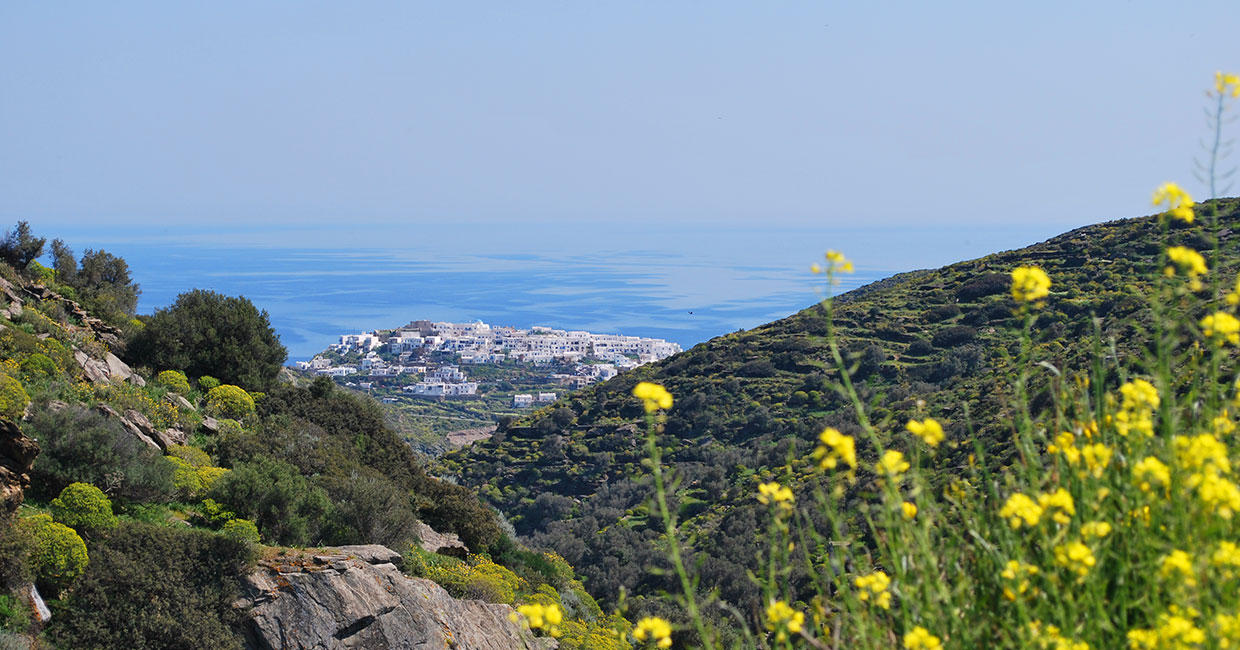Le village de Kastro à Sifnos