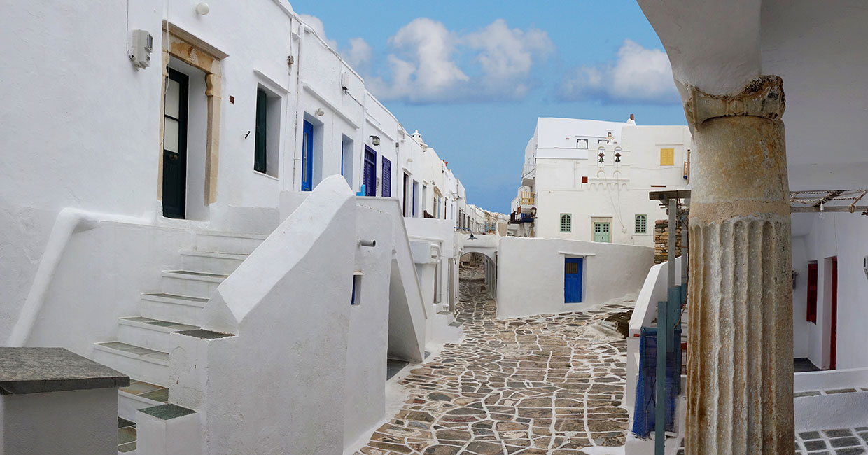Le village de Kastro à Sifnos